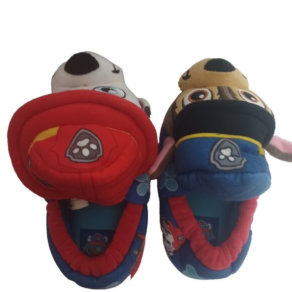 Paw Patrol  Slippers Size 7/8 Chase Marshall House Shoes Dogs Kids - Picture 5 of 6